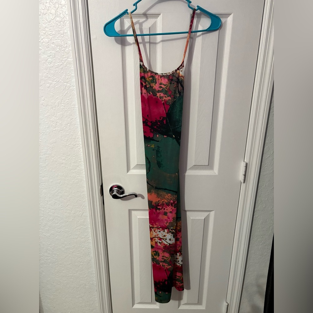 Set of 5-Vibrant Multi-Print Slip Maxi Dresses- - Picture 2 of 6